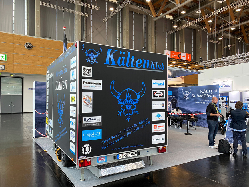 Zum ersten Mal dabei: der KältenKlub mit dem PINK-Anhänger