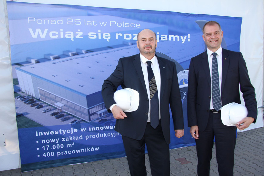 Adam Korzybski (Geschäftsführer Ziehl-Abegg Polen) und Joachim Ley (globaler Produktionsvorstand)