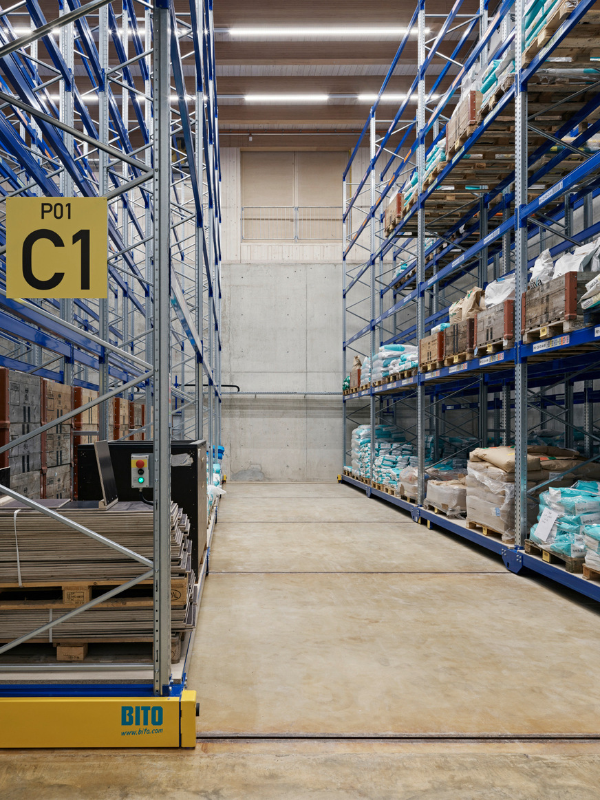 Das energieoptimierte Kälte- und Klimasystem gewährleistet optimale Lagerbedingungen für das empfindliche Saatgut.