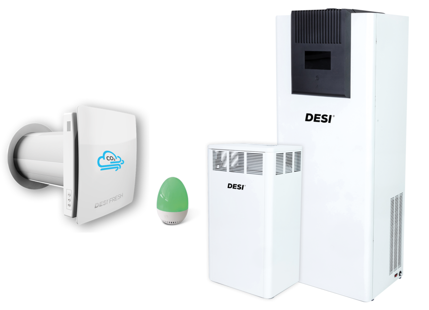 Hochleistungs-Luftreinigungsanlage Desi Plex.
