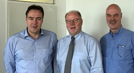 Das Präsidium des ZVKKW (v.l.): Dr. Meinolf Gringel, Claus-Dieter Penno und Heribert Baumeister.