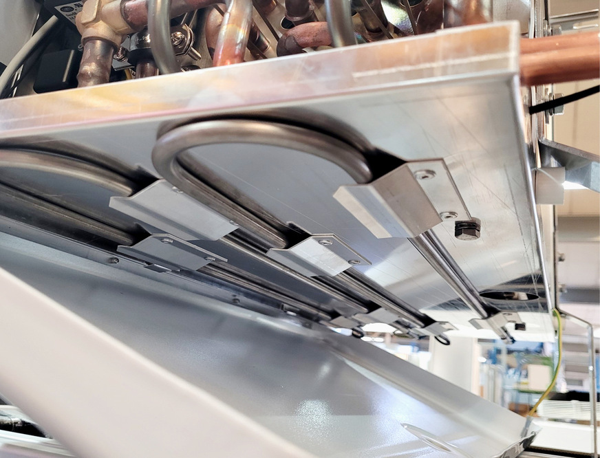 Die Tropfschale eines FHVT für die Anwendung mit brennbaren ­Kältemitteln.