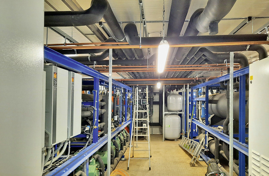 Die Kältezentrale in Bargteheide