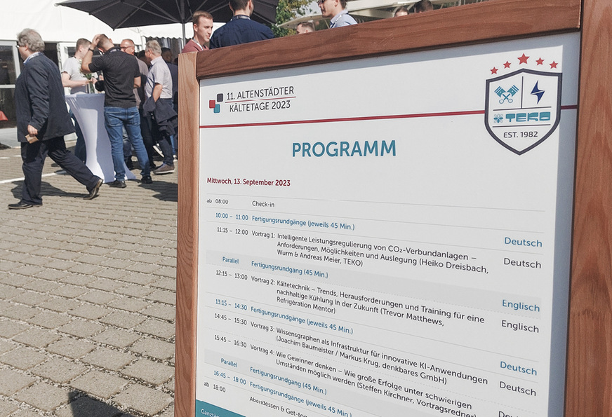 Das Programm bot wie gewohnt die Vorträge auf Deutsch und Englisch an. Die Teilnehmergruppen bestanden zu rund 60 Prozent aus internationalen Besuchern.