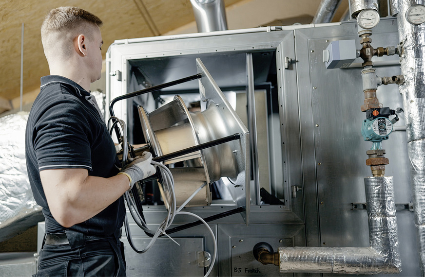 Die größte Einsparung in Summe erzielt der Betreiber, wenn ein besonders ineffizienter Ventilator gegen aktuelle EC-Technik getauscht wird.
