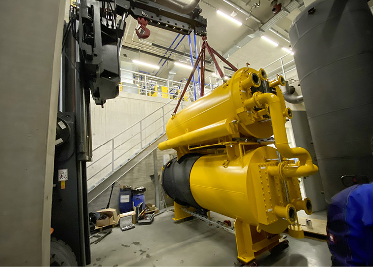 ...und beim Zusammenbau vor Ort .