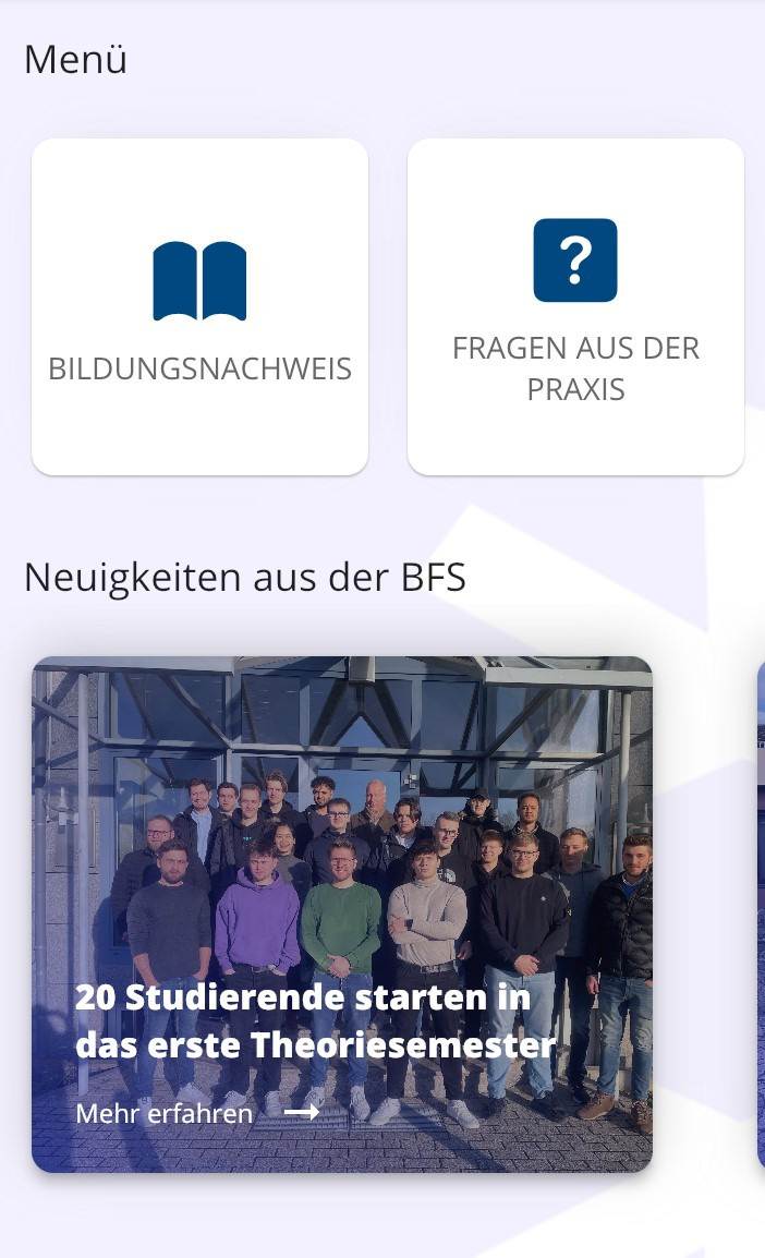 Die „Kälteblick“-App dient unter anderem als digitaler Bildungsnachweis