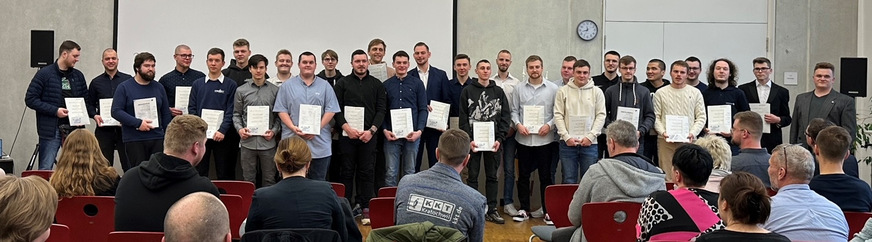 25 Mechatroniker für Kältetechnik konnten in Thüringen freigesprochen werden.