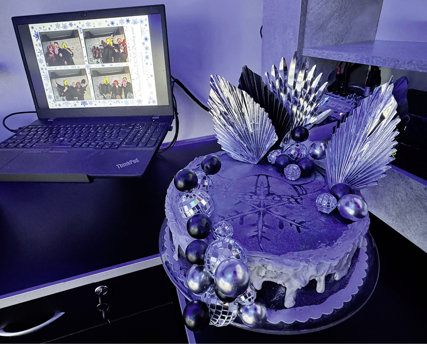 Die „Kältische Torte“ von Sonja für das Sponsorenfest. Cool, oder?