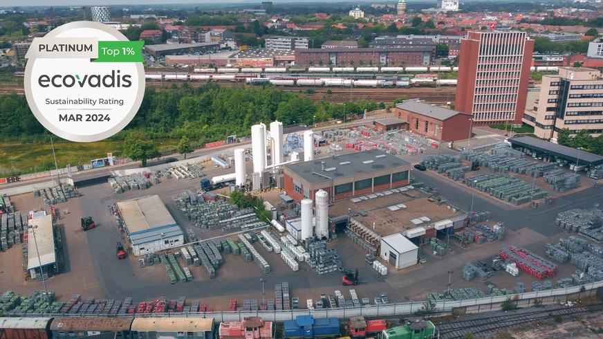 Mit der Platin-Medaille gehört Westfalen zu den besten 1 Prozent aller insgesamt bewerteten Unternehmen.