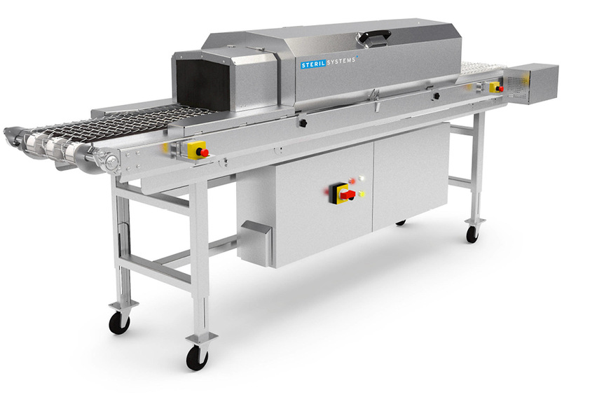 Die UV-C-Entkeimungstechnik von Sterilsystems funktioniert berührungslos und trocken, sodass es weder zu Feuchtigkeits- noch zu Resistenzbildung kommen kann.