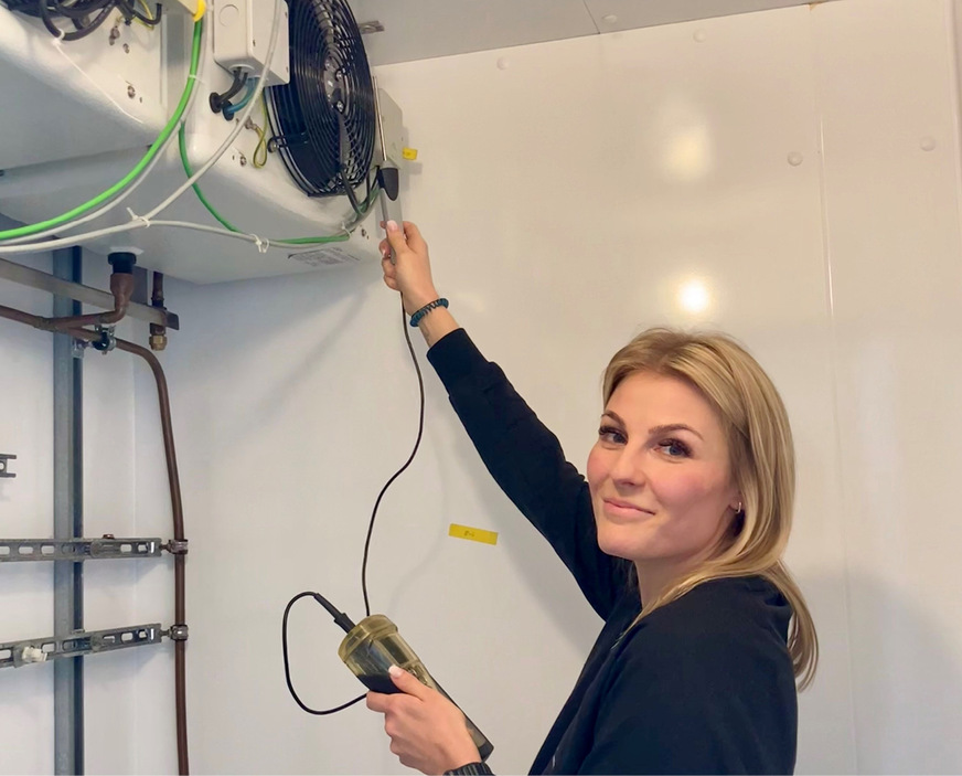 Sabrina Fünkner hat ihren Weg in der Kälte gemacht – von einer Praktikantin zur Geschäftsführerin eines Kälte-Klima-Fachbetriebs.