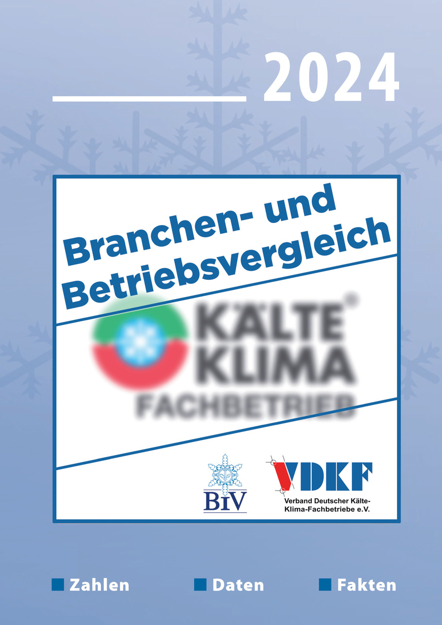 Im Branchen- und Betriebsvergleich von VDKF und BIV werden die wichtigsten betriebswirtschaftlichen Daten von Kälte-Klima-Fachbetrieben erfasst, verglichen und bewertet.
