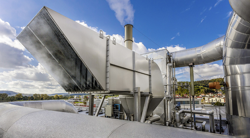 In der Anlage zur Nebelabsaugung reduzierte man den Schallpegel um 32 dB(A).