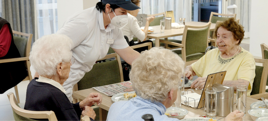 Ein gesundes Raumklima fördert das Wohlbefinden der Bewohner und der Mitarbeiter.