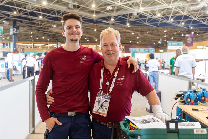 Kreyton Wusch mit Karsten Beermann nach dem Wettbewerb
