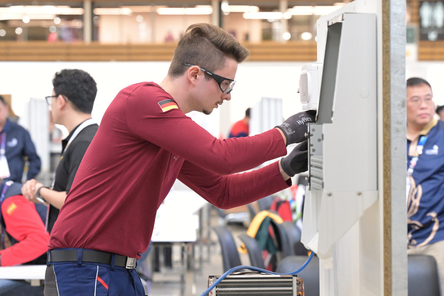 Kreyton Wusch während des 1. Wettkampftages