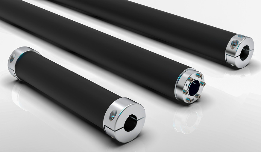 1Die flexible Distanzkupplung aus CFK überbrückt große Distanzen zwischen An- und Abtrieb.