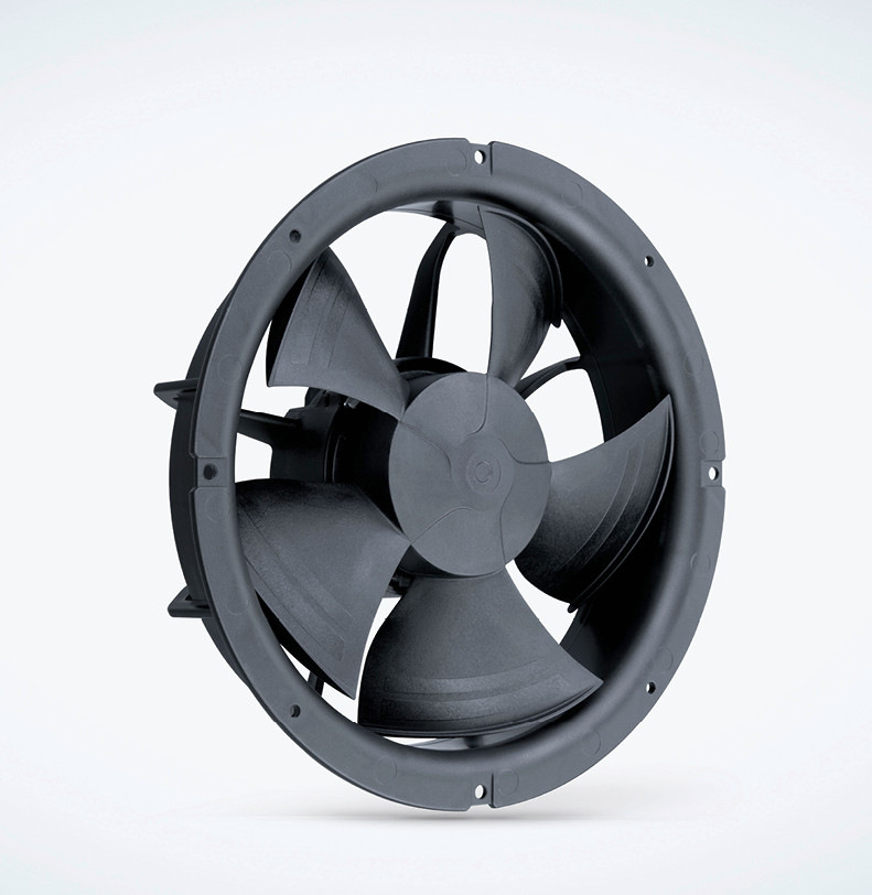 Der ESM-Motor arbeitet mit einem Wirkungsgrad von über 90 % bei 10 % der Leistungsaufnahme eines Spaltpolmotors und bietet optional die Möglichkeit einer bedarfsgerechten Drehzahlregelung.