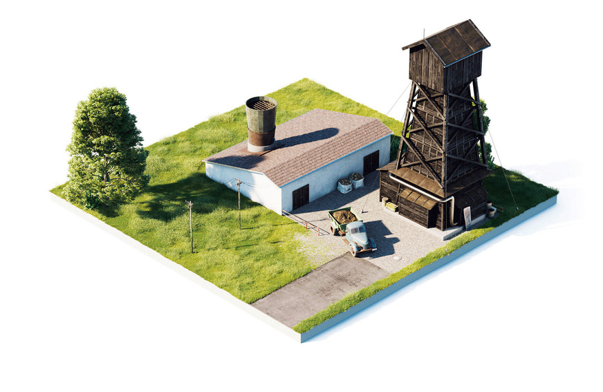 Historie: Von der Kohleförderung und der gewerblichen Nutzung bis zum modernen ökologischen Traumhaus.