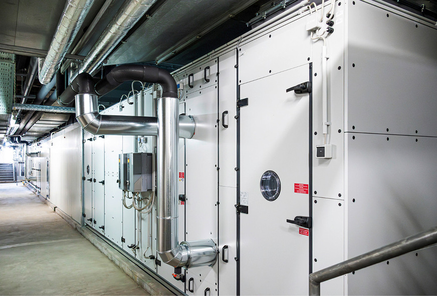 55 Prozent weniger Strom- und 60 Prozent weniger Wärmeverbrauch: Die neue RLT-Anlage ist ein Grund für die hohe Energieeinsparung des Biozentrums.