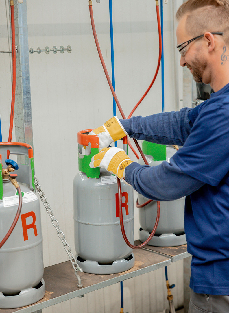 Kältemittel Rücknahme und Wiederaufbereitung