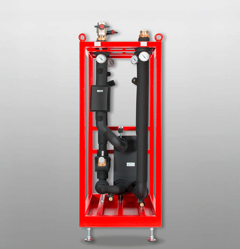 Detailbild des Nachkühlers.