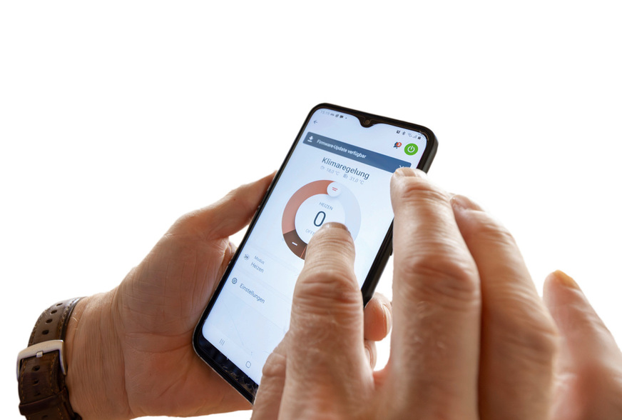 Die Wärmepumpe lässt sich komfortabel mit der App Onecta von Daikin bedienen.