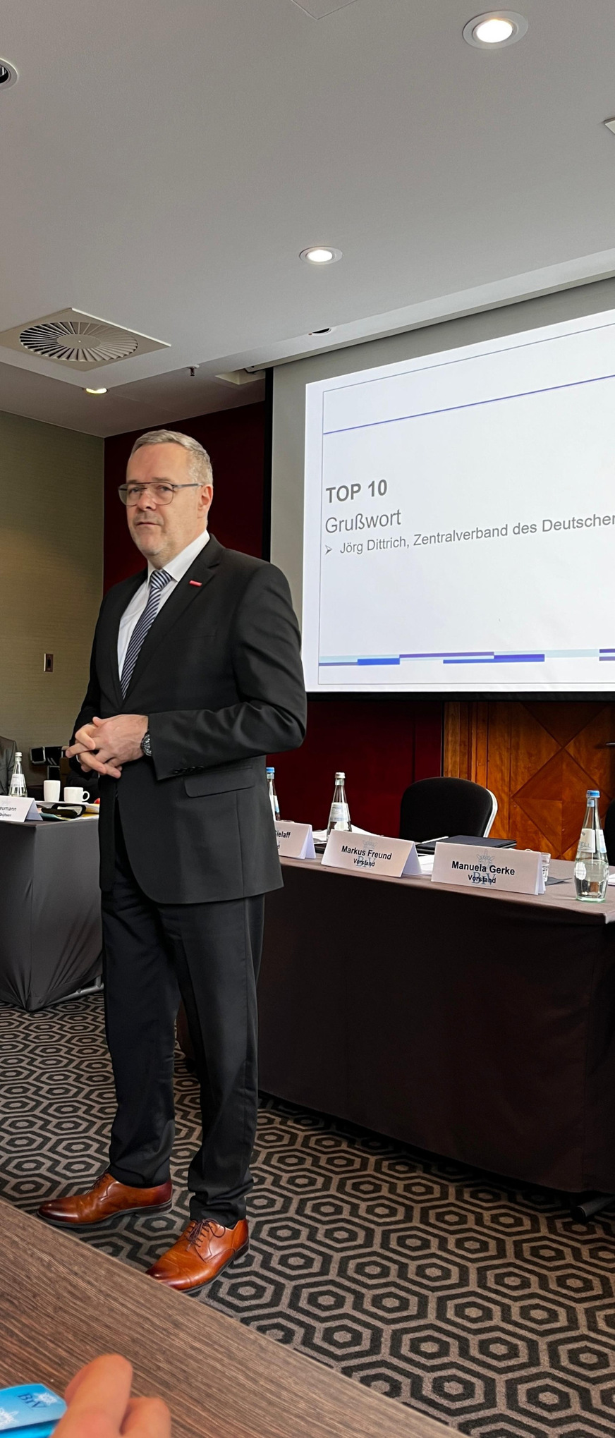 Ein Höhepunkt: Auftritt von ZDH-Präsident Jörg Dittrich.