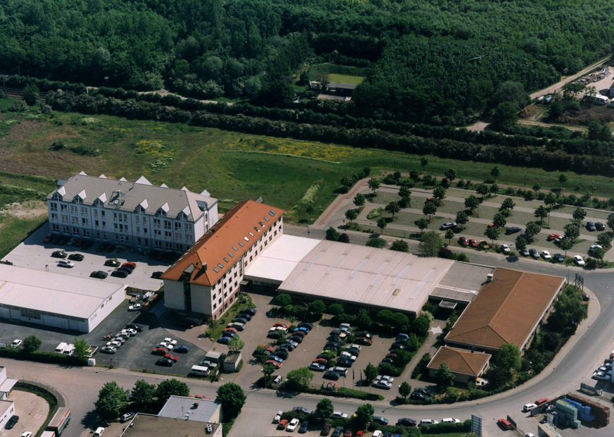 Die BFS in Maintal aus der Vogelperspektive