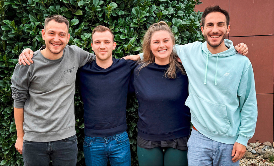 Linus Schnurr, Lars Panofen, Annika Kasiow und Lukas Ruf geben Einblicke in ihren Studienalltag.