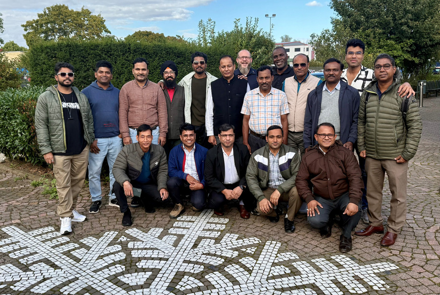 Delegation aus Indien – in Kooperation mit der BFS errichten die Teilnehmer in ihrem Heimatland Trainingszentren für den Einsatz von Propan