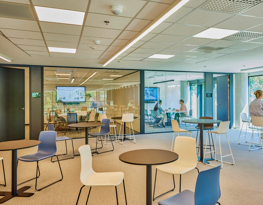 Alle Büro- und Besprechungsräume im EDC sind mit Daikin-Technologie ausgestattet.