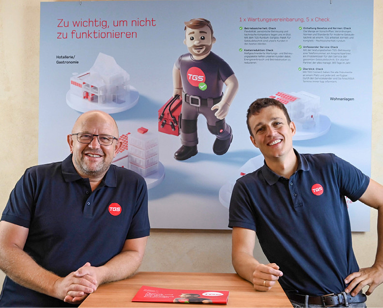 Gründer Peter Schelling (li.) leitet gemeinsam mit Alexander Berchtold (re.) TGS.