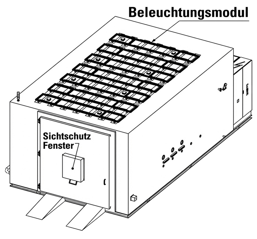 In der Prüfkammer kann der gesamte Fahrzeuginnenraum VOC-geprüft werden.