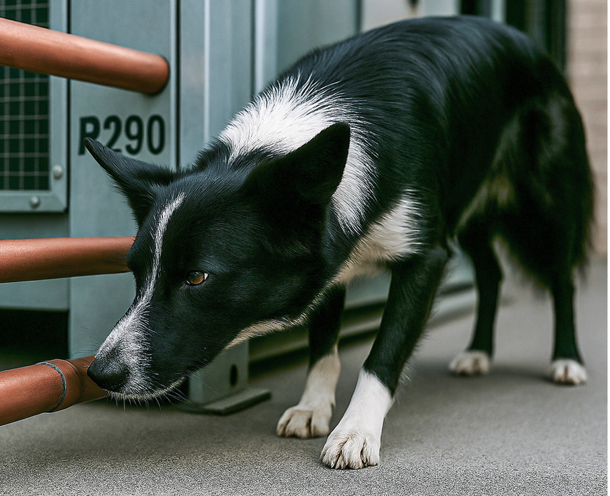 Für die H E A-Prüfung müssen kleinste Leckagen mit einem Kältemittelaustritt von 2,5 g/a an einer Propan-Leitung aufgespürt werden.