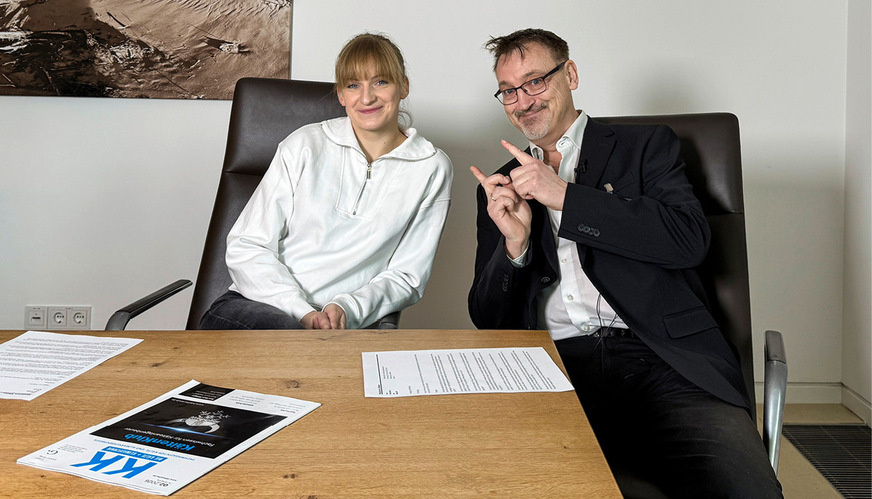 Zwei Gäste bei Stulz: Milena und der olle Rehfeld reden über den Meistertitel.