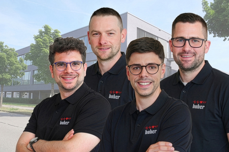 Von links: Patrick Heil, Benjamin Pommer, Marcel Oschwald, Marc Winster.