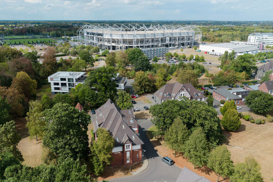 CTA International GmbH unweit des Fussballstadions in Mönchengladbach.