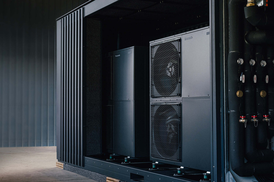 EnerCube mit Panasonic Systemen.
