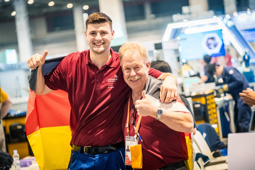 Timo Jansen und Karsten Beermann nach dem Wettbewerb.