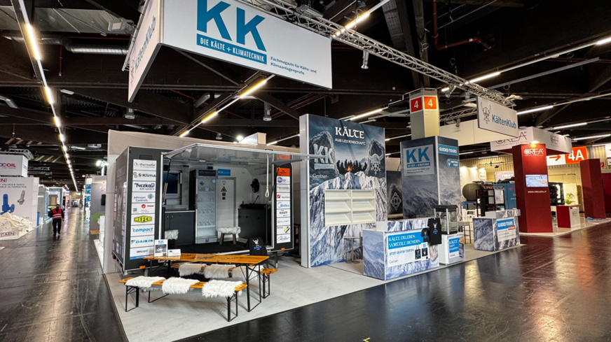 KK-Stand auf der Chillventa 2026 in&nbsp;Halle 4, Stand 4-207.