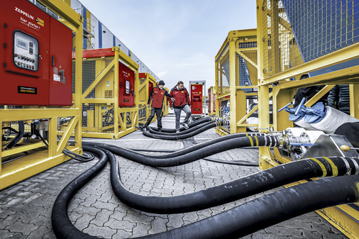 Die temporäre Anlage war insgesamt drei Wochen lang in Betrieb