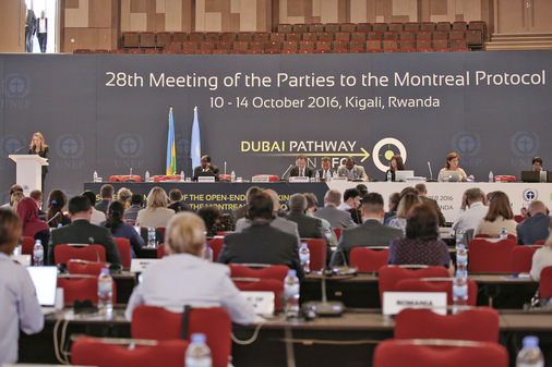 In Kigali (Ruanda) wurde 2016 der globale F-Gase Phase-down beschlossen. 