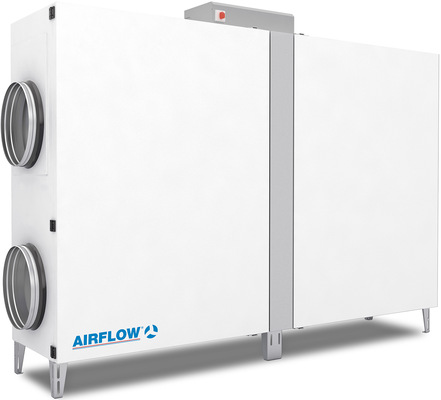 Zwei Duplex-Flex-Geräte sorgen mit Luftmengen von 1 ﻿100 m³/h und 2 ﻿600 m - © Bild: Airflow
