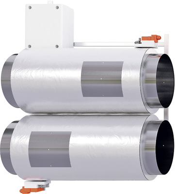 Die Smart Box kann je nach Modell Volumenströme von 18 bis 2600 m³/h bereitstellen und ist in der fertigen Wohnung unsichtbar.