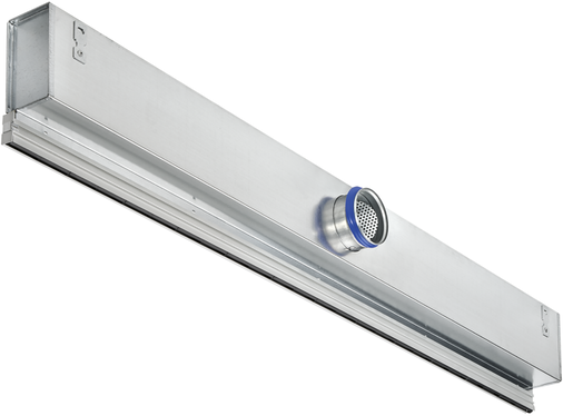 Schlitzdurchlass mit Luftleitblechen