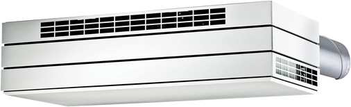 Insgesamt wurden 29 Lüftungsgeräte mit verschiedenen Luftvolumenströmen von 300 bis 900 m³/h im Abendgymnasium eingebracht. 