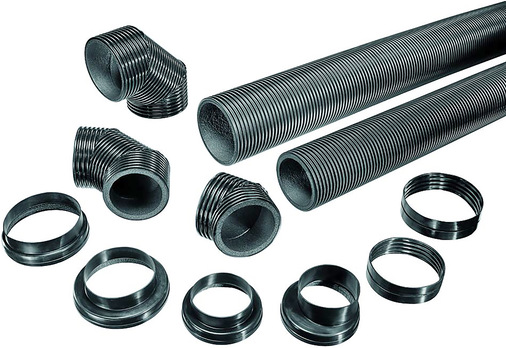 Wärmegedämmtes Lüftungsrohrsystem MaicoTherm zur Außen- und Fortluftführung