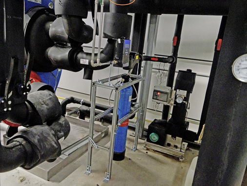 Mikrofilteranlage (rechts unten) im Werk 2